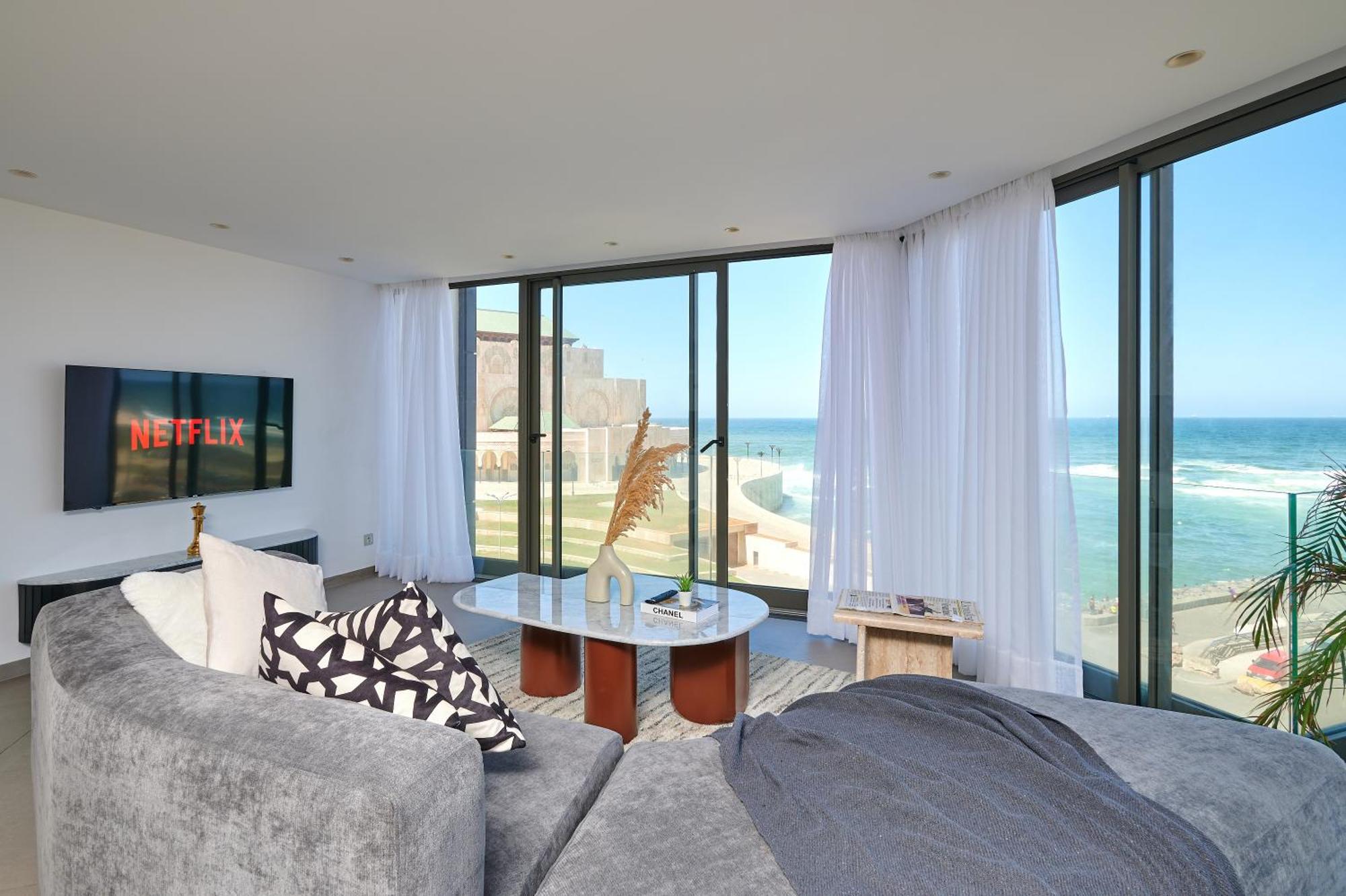 Thecasaedition - Bel Azur - Sea View & Hassan II Mosque Residency Casablanca Bagian luar foto
