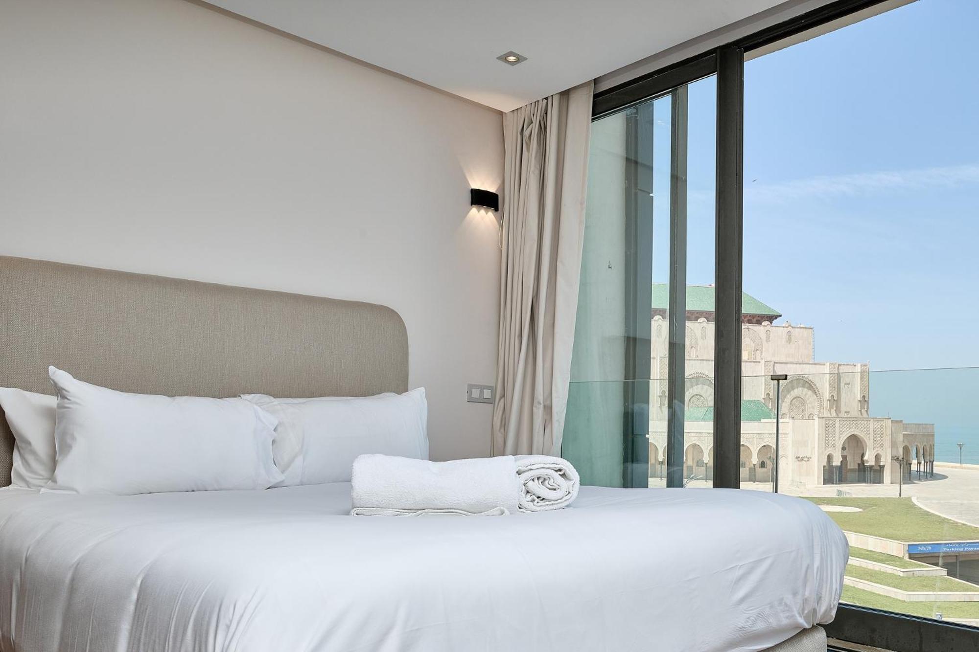 Thecasaedition - Bel Azur - Sea View & Hassan II Mosque Residency Casablanca Bagian luar foto