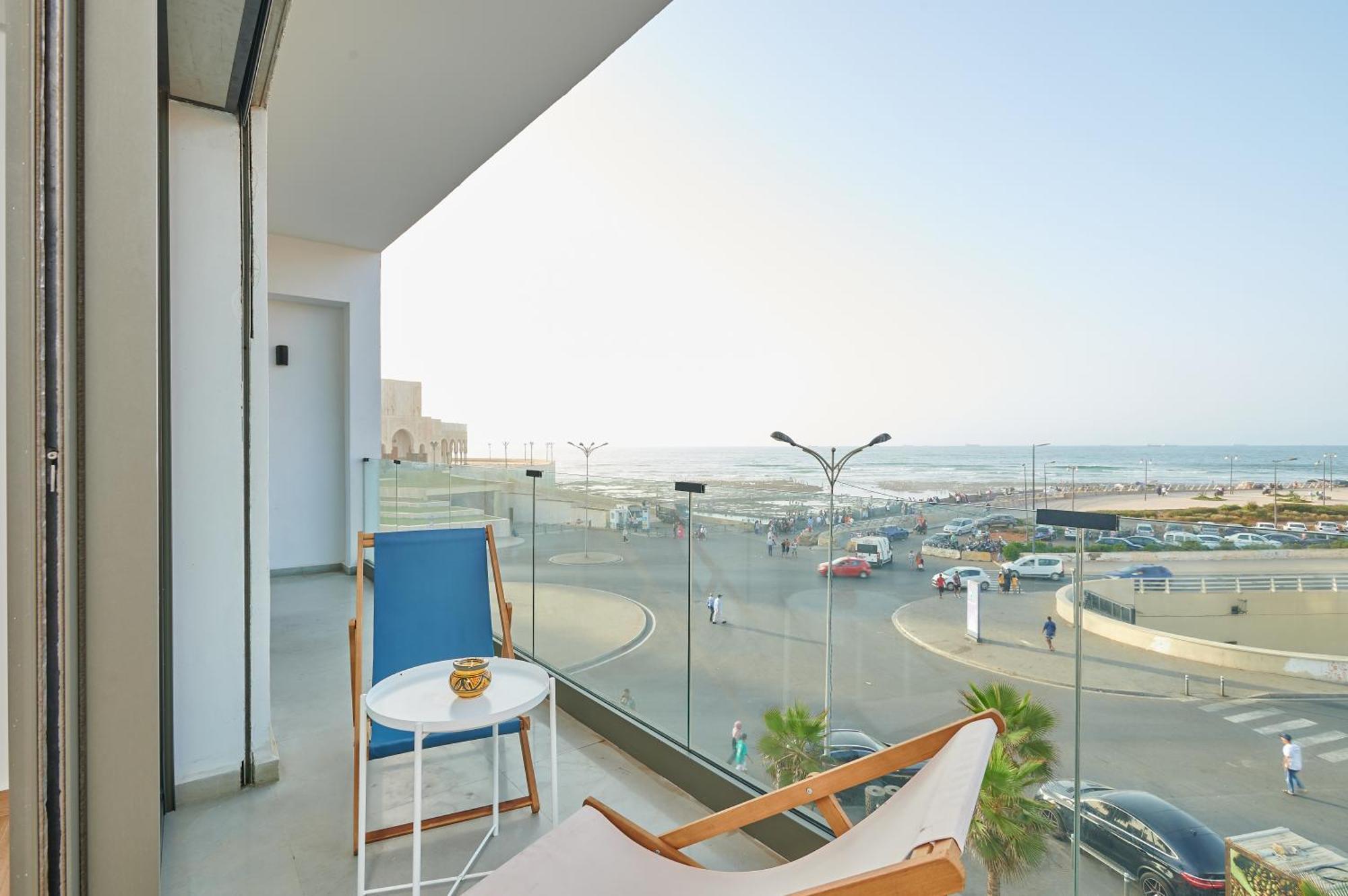 Thecasaedition - Bel Azur - Sea View & Hassan II Mosque Residency Casablanca Bagian luar foto