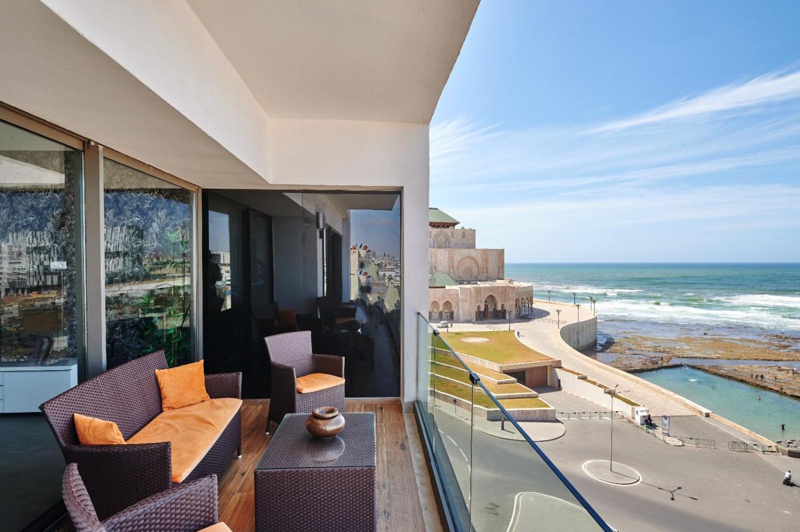 Thecasaedition - Bel Azur - Sea View & Hassan II Mosque Residency Casablanca Bagian luar foto