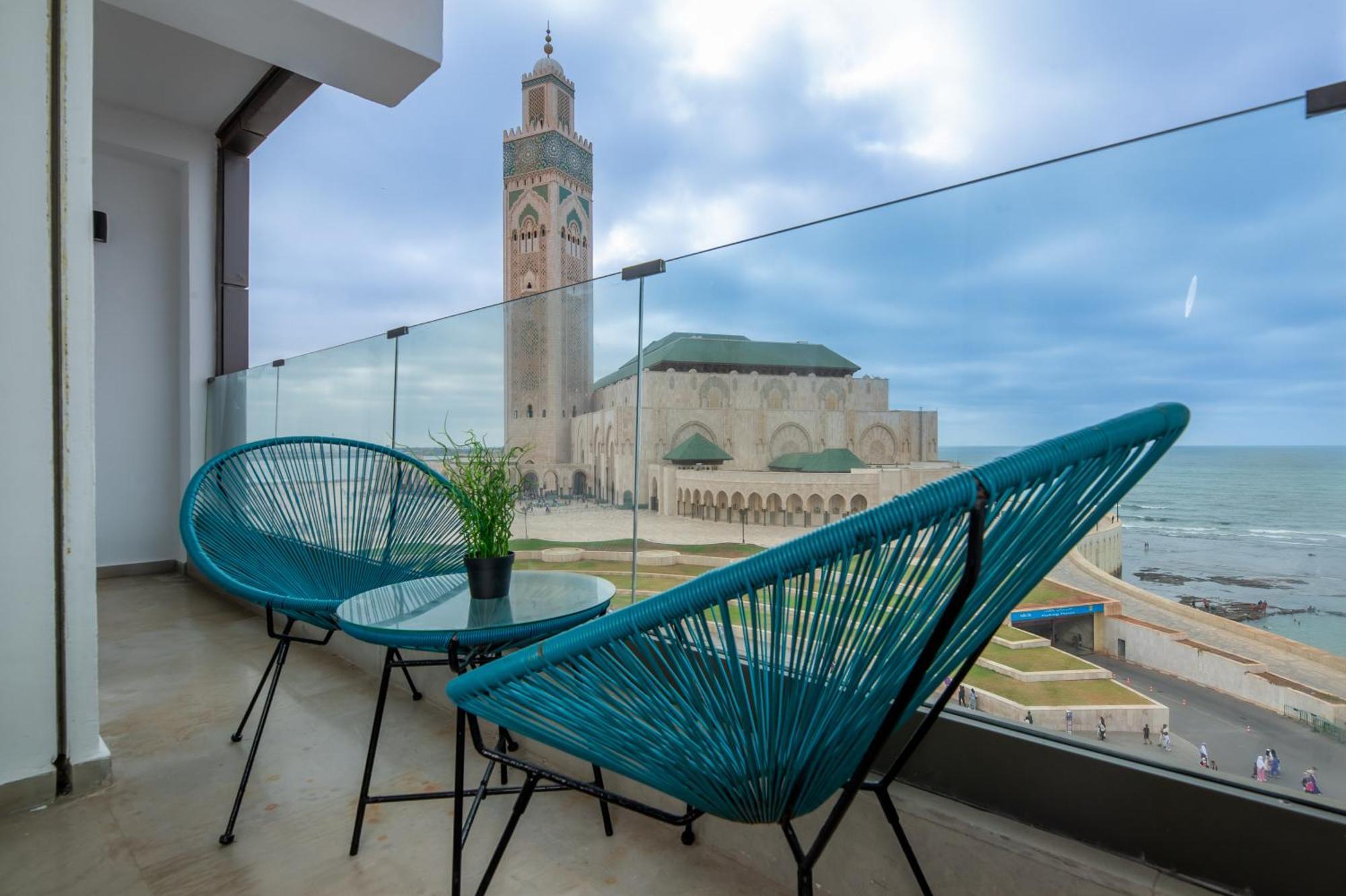 Thecasaedition - Bel Azur - Sea View & Hassan II Mosque Residency Casablanca Bagian luar foto