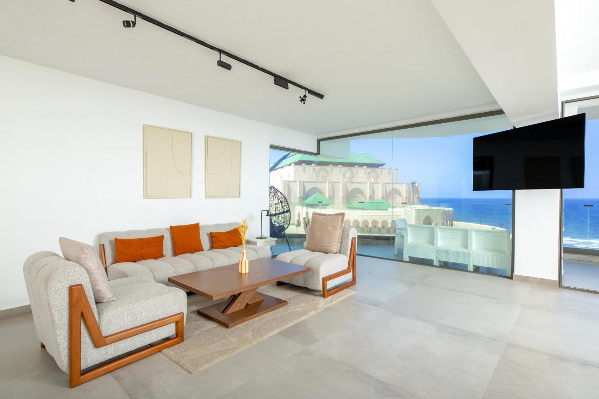 Thecasaedition - Bel Azur - Sea View & Hassan II Mosque Residency Casablanca Bagian luar foto
